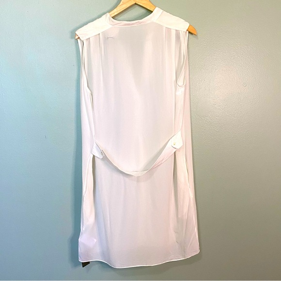 NWOT All Saints White Silk Dress - Picture 2 of 6